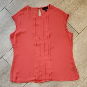 Worthington Coral Cap Sleeve Blouse Suit Separates Size Large